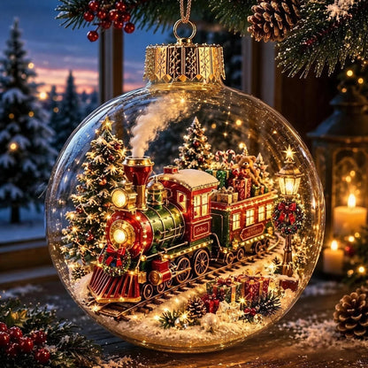 Light-up Christmas tree ornament（Cardboard box packaging）