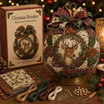 DIY Christmas Patchwork Decoration Kit