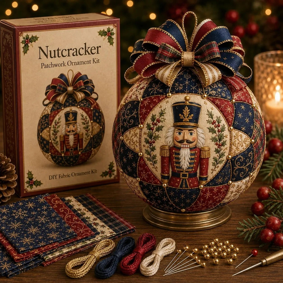 DIY Christmas Patchwork Decoration Kit