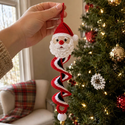 DIY Crochet Christmas Spiral Decoration Kit