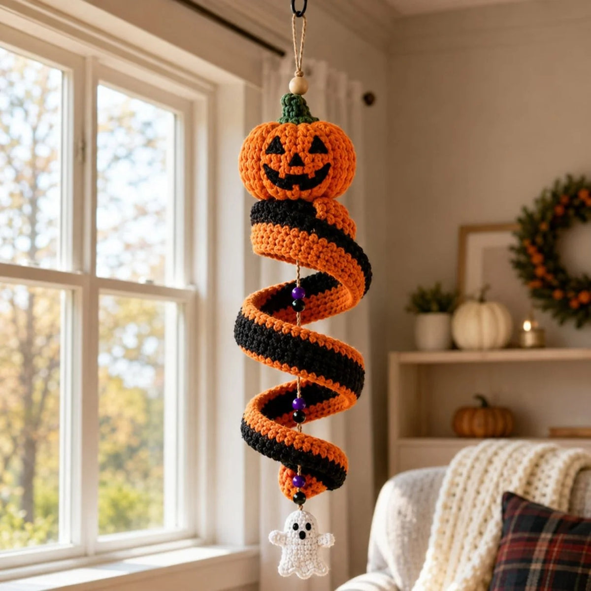 DIY Crochet Christmas Spiral Decoration Kit