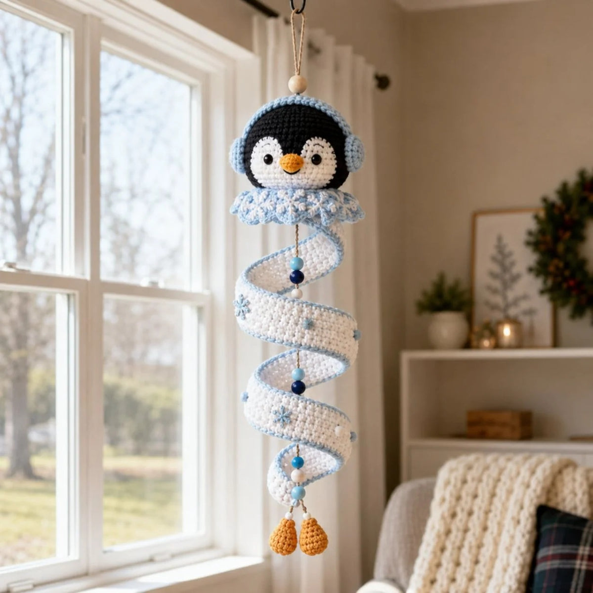 DIY Crochet Christmas Spiral Decoration Kit