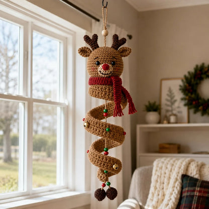DIY Crochet Christmas Spiral Decoration Kit
