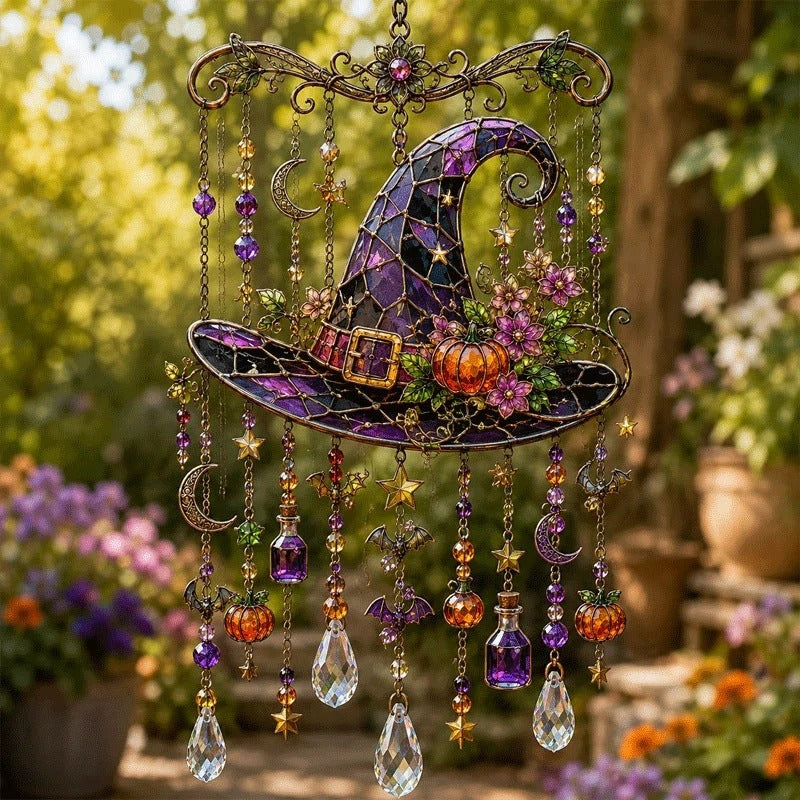 Halloween Sun Catcher Wind Chime
