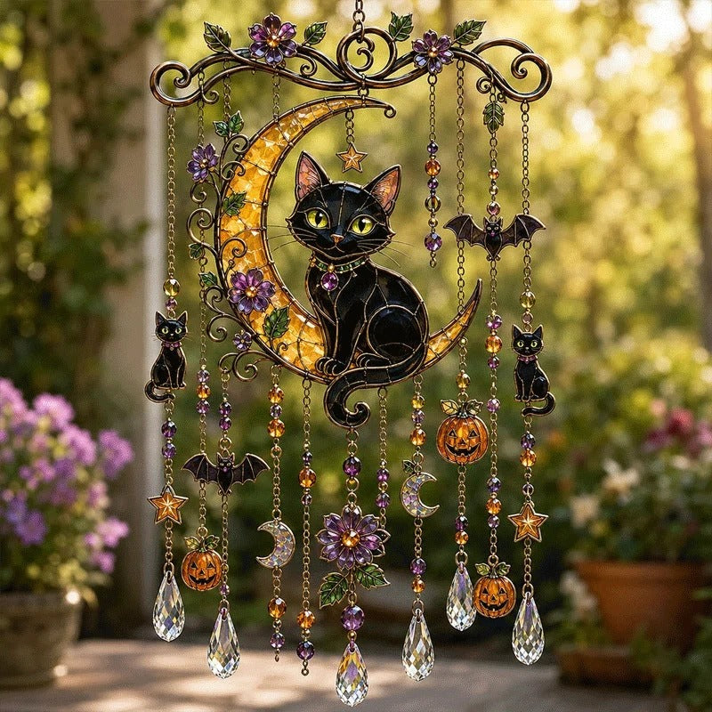 Halloween Sun Catcher Wind Chime