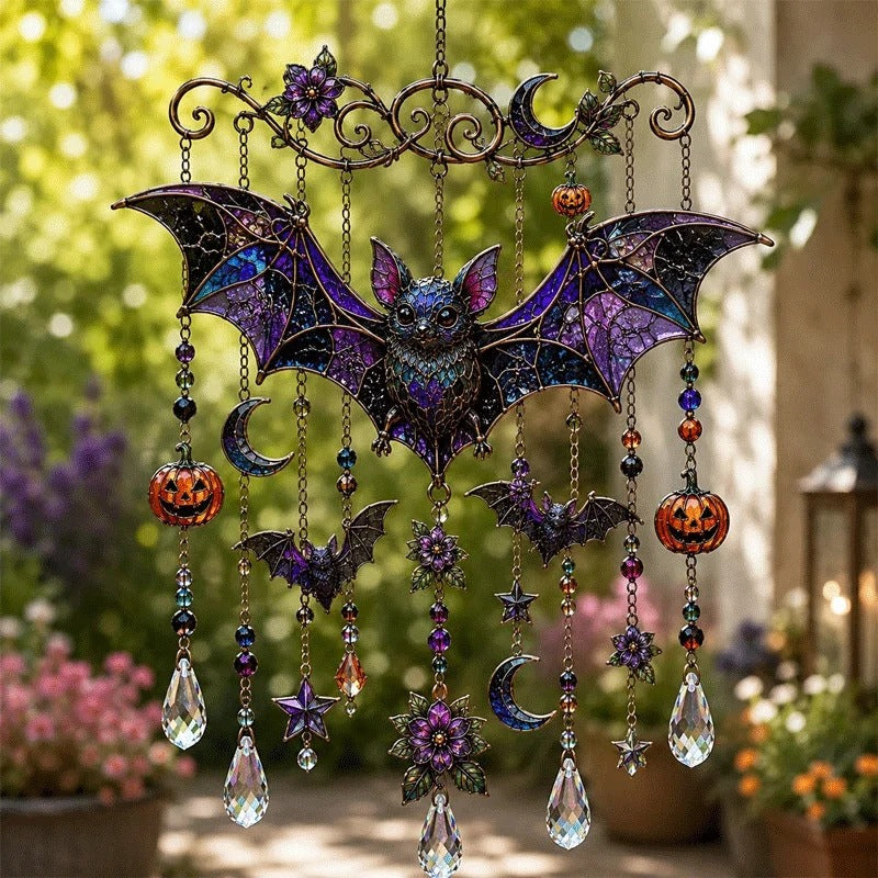 Halloween Sun Catcher Wind Chime