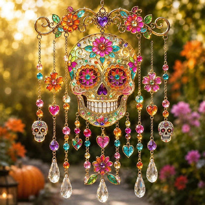 Halloween Sun Catcher Wind Chime