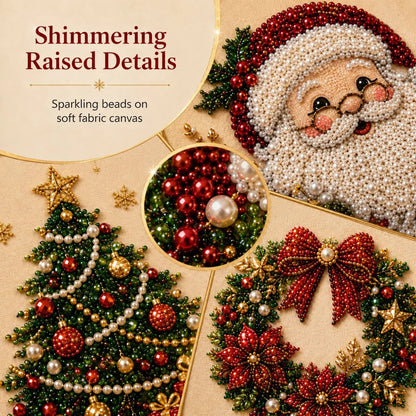 DIY Christmas Pearl & Diamond Art Kit (Frame Included)