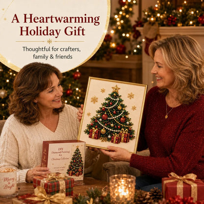 DIY Christmas Pearl & Diamond Art Kit (Frame Included)