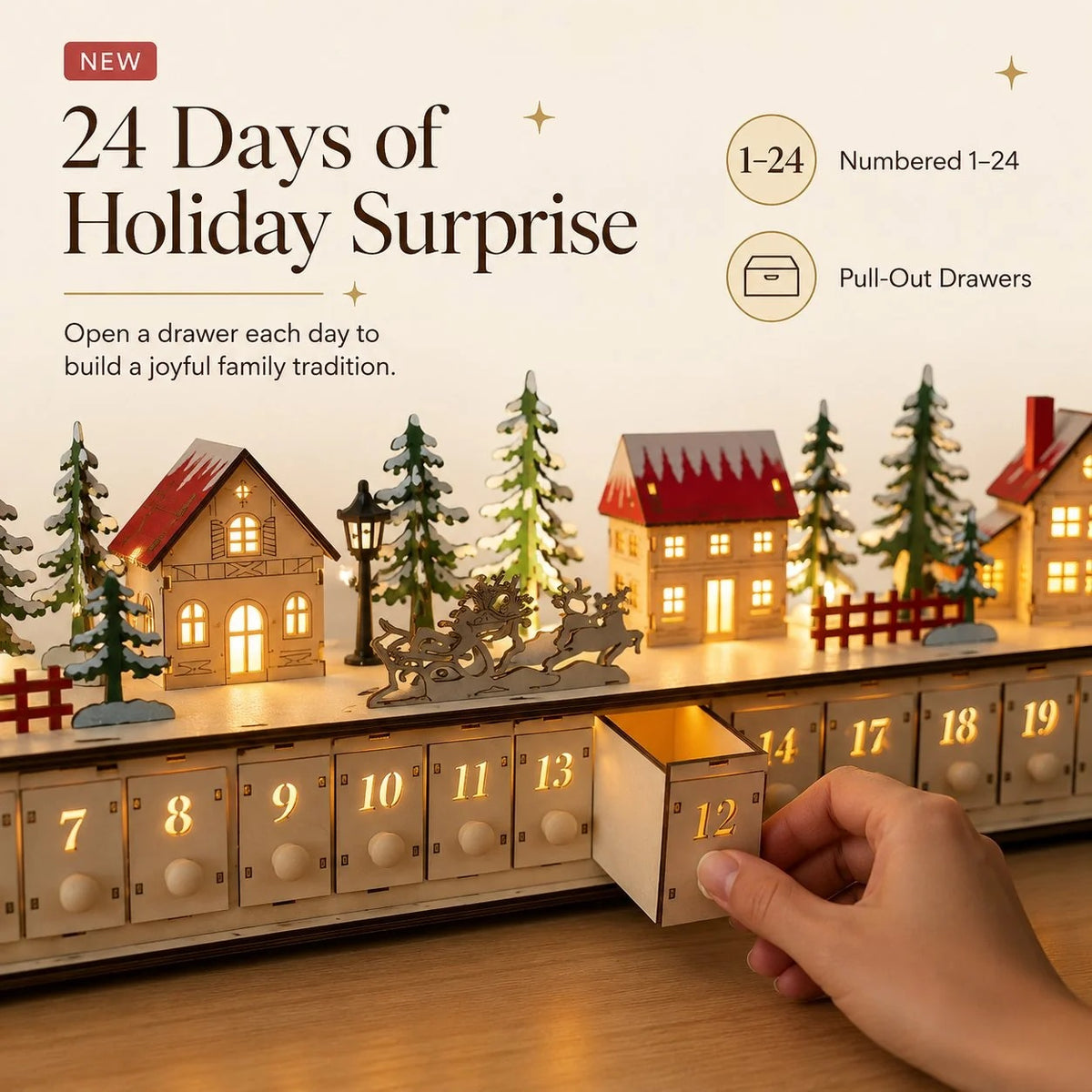 Christmas Village Advent Calendar