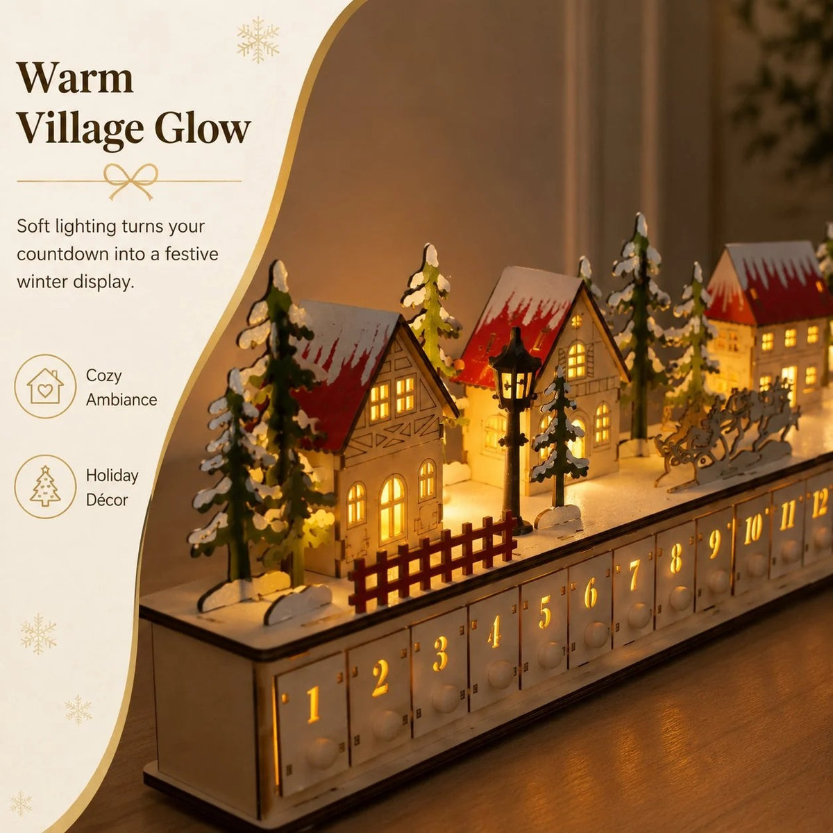 Christmas Village Advent Calendar