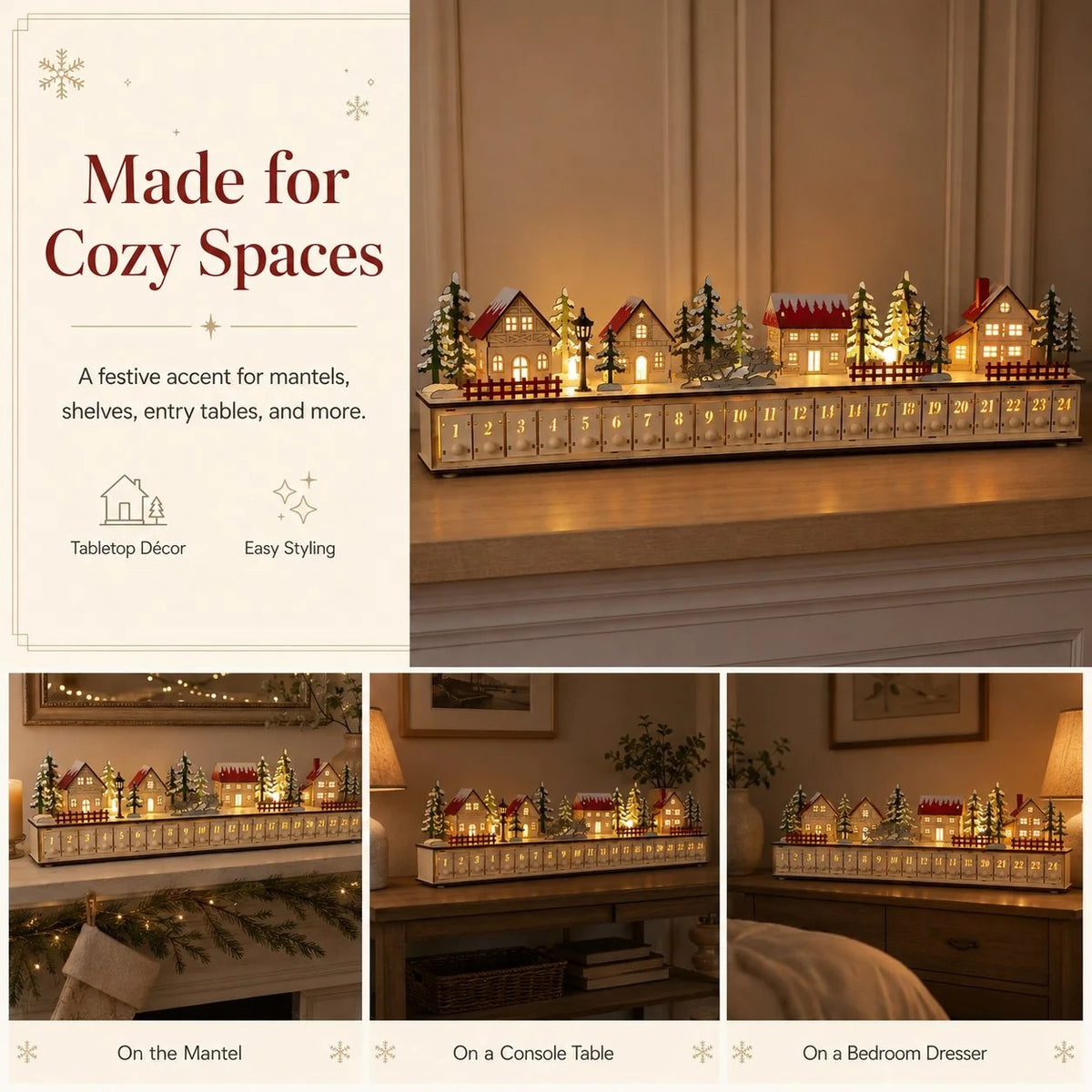 Christmas Village Advent Calendar
