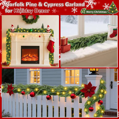 🔥Last Day 60% OFF🔥Real Touch Norfolk Pine Garland