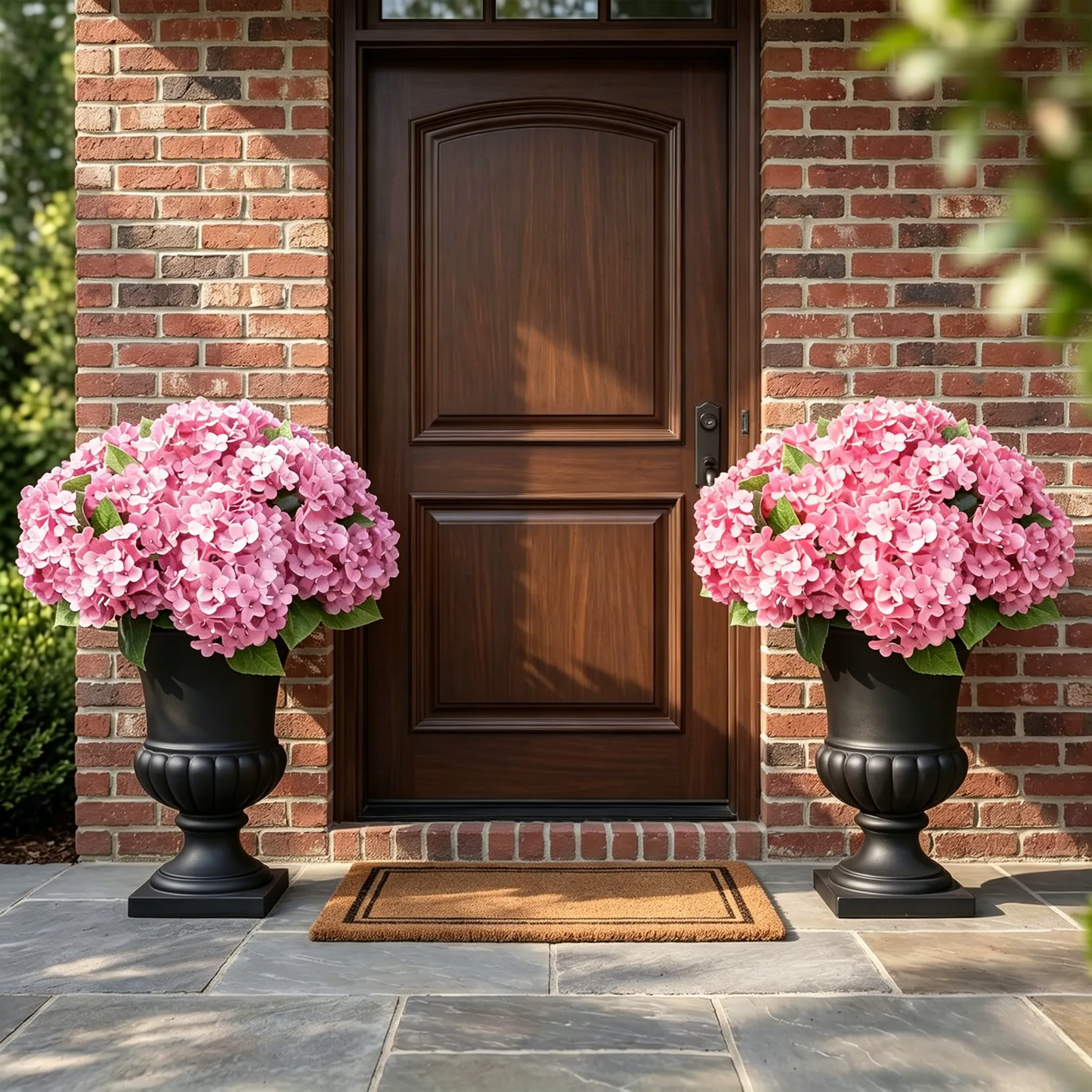 Artificial Outdoor Hydrangea Flowers - UV resistant, Waterproof, Windproof