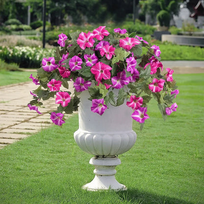 UV-Resistant Artificial Petunias - Vibrant,Colorfast Outdoor Flowers for Patio &Garden