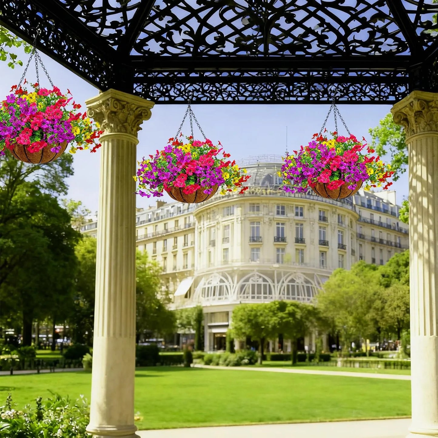 Upgraded High-grade Material 🌱 Rainproof Lifelike Artificial Flowers With UV-Shield Coating