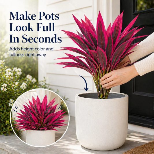 🔥Last Day 50% OFF🔥Large Realistic Artificial Boston Fern & Dragon's Blood Tree Plants
