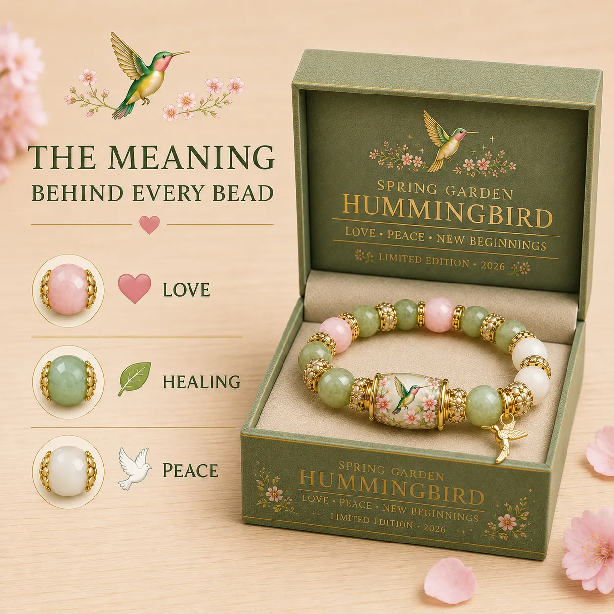 Love, Peace & Spring Blessings Limited Edition Bracelet