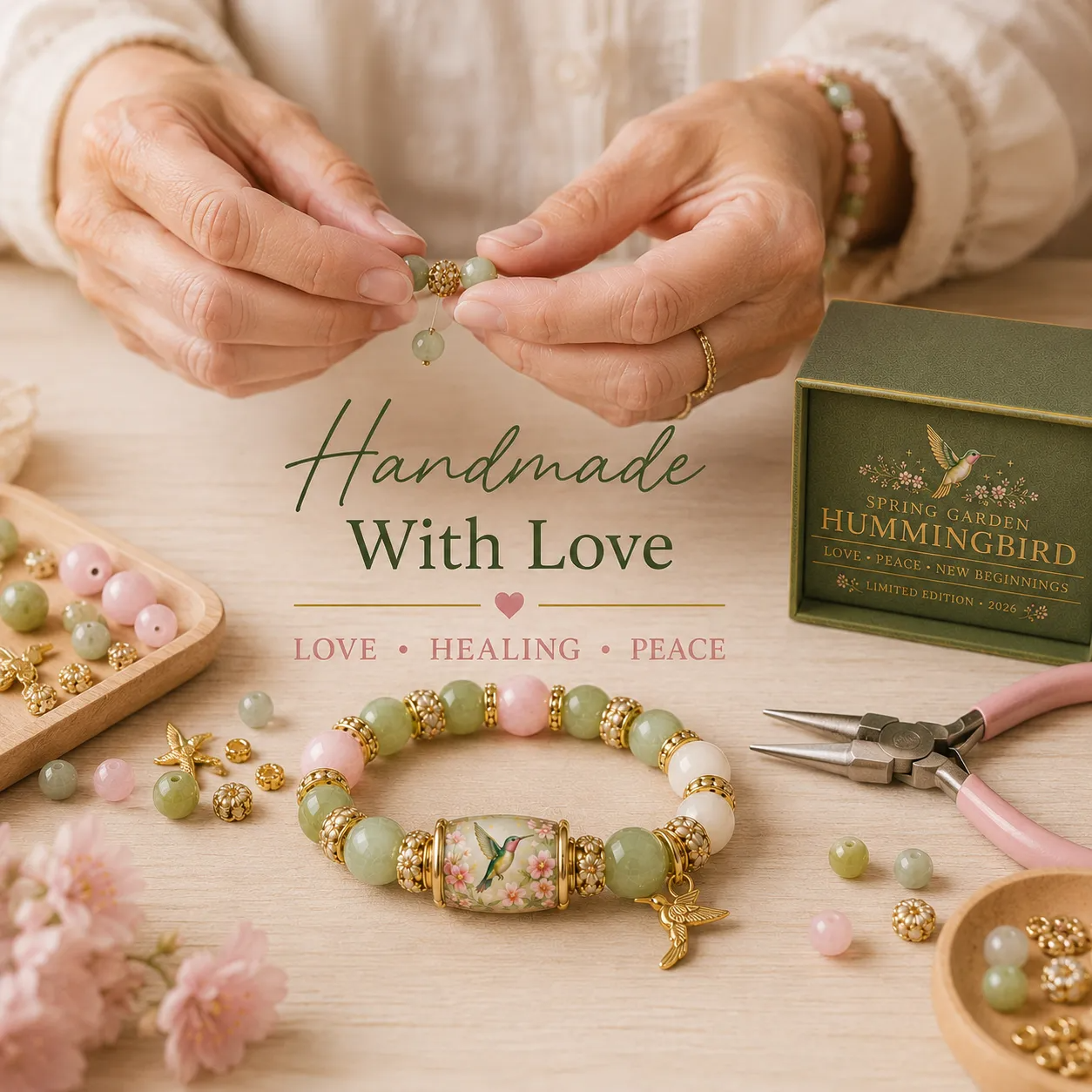 Love, Peace & Spring Blessings Limited Edition Bracelet