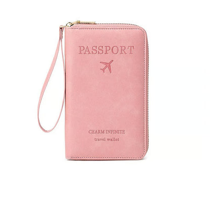 RFID Blocking Long Passport Wallet