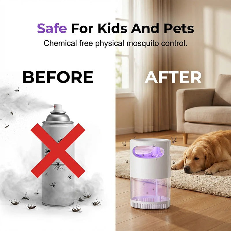 UV Mosquito Killer Lamp – quiet, USB, chemical-free. 50K+ sold!