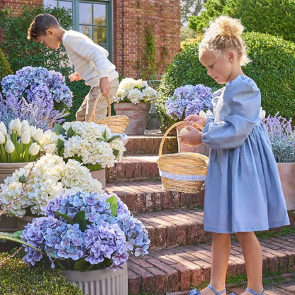 Artificial Outdoor Hydrangea Flowers - UV resistant, Waterproof, Windproof
