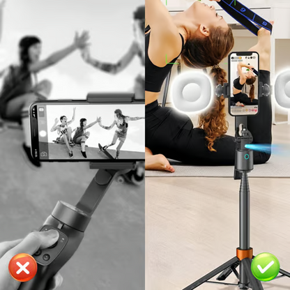 Intelligenter AI-Verfolgungs-Gimbal-Selfie-Stick