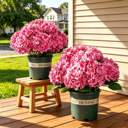 💥Last Day 70% OFF💐Artificial Outdoor Hydrangea Flowers - UV resistant, Waterproof, Windproof