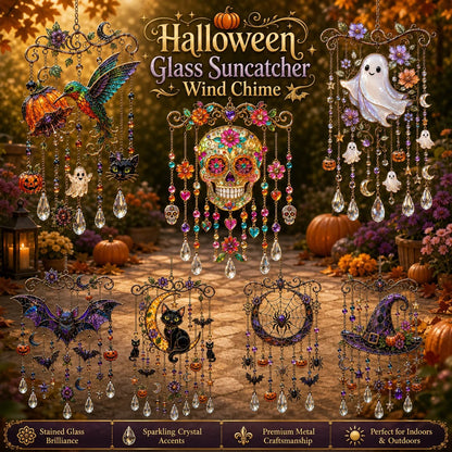 Halloween Sun Catcher Wind Chime