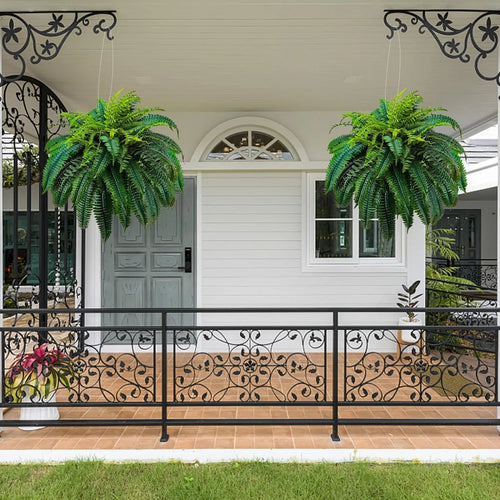 🔥 🌱 UV-Resistant Lifelike Artificial Boston Fern🌱