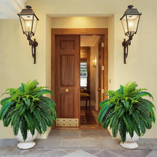 🔥 🌱 UV-Resistant Lifelike Artificial Boston Fern🌱