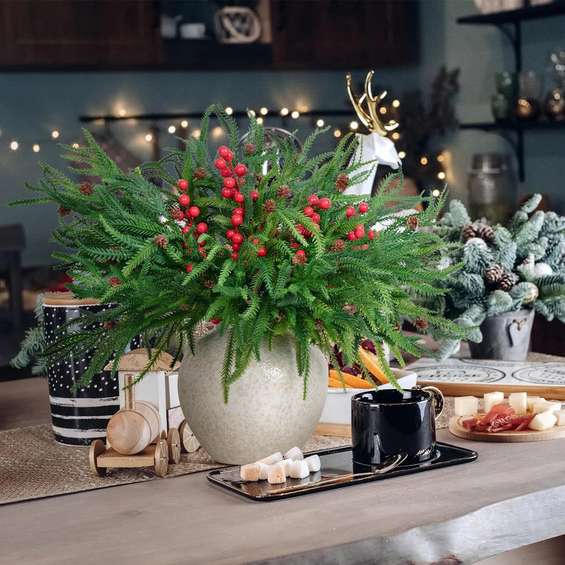 🔥Last Day 60% OFF🔥The Best Holiday Greenery - Realistic Norfolk Pine Stems