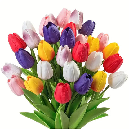 🔥Last Day 60% OFF🔥20 Pack Real Touch Faux Tulips