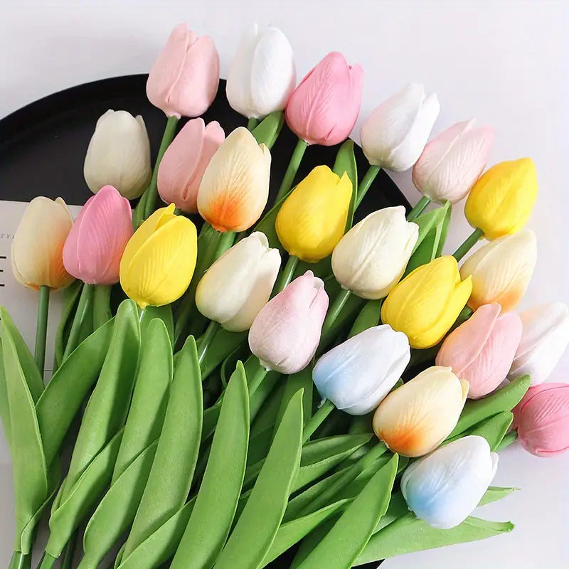 🔥Last Day 60% OFF🔥20 Pack Real Touch Faux Tulips