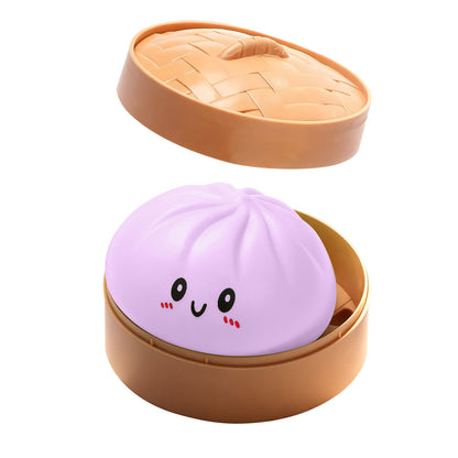 Glitter Dumpling SquishyFidget Toy, Soft ShinySqueeze Toy For KidsAdults