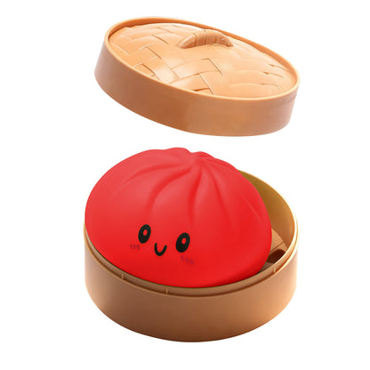 Glitter Dumpling SquishyFidget Toy, Soft ShinySqueeze Toy For KidsAdults