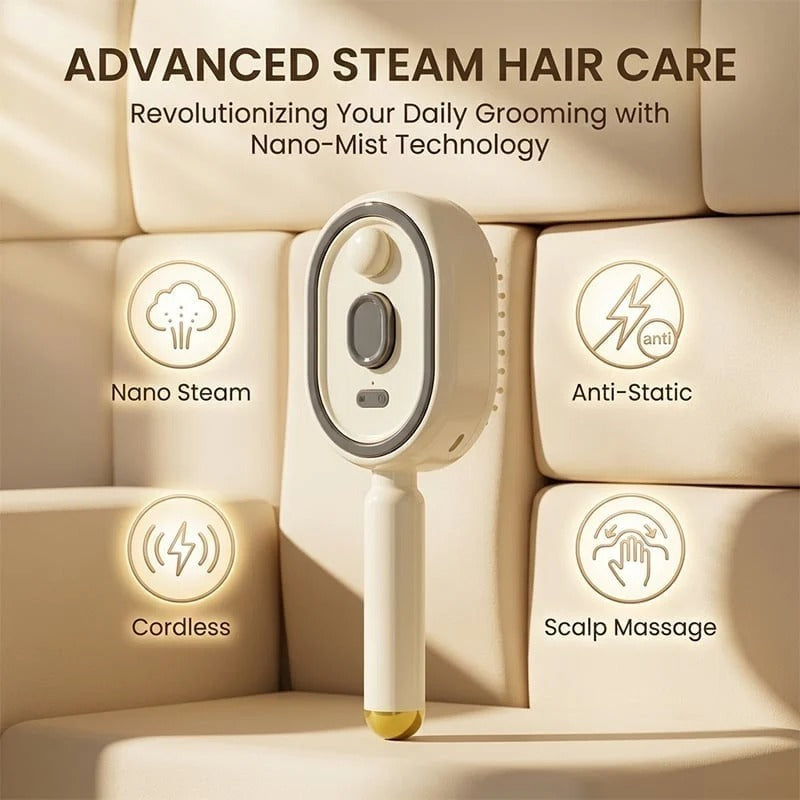 Electric Essential Oil Atomizing Massage Comb